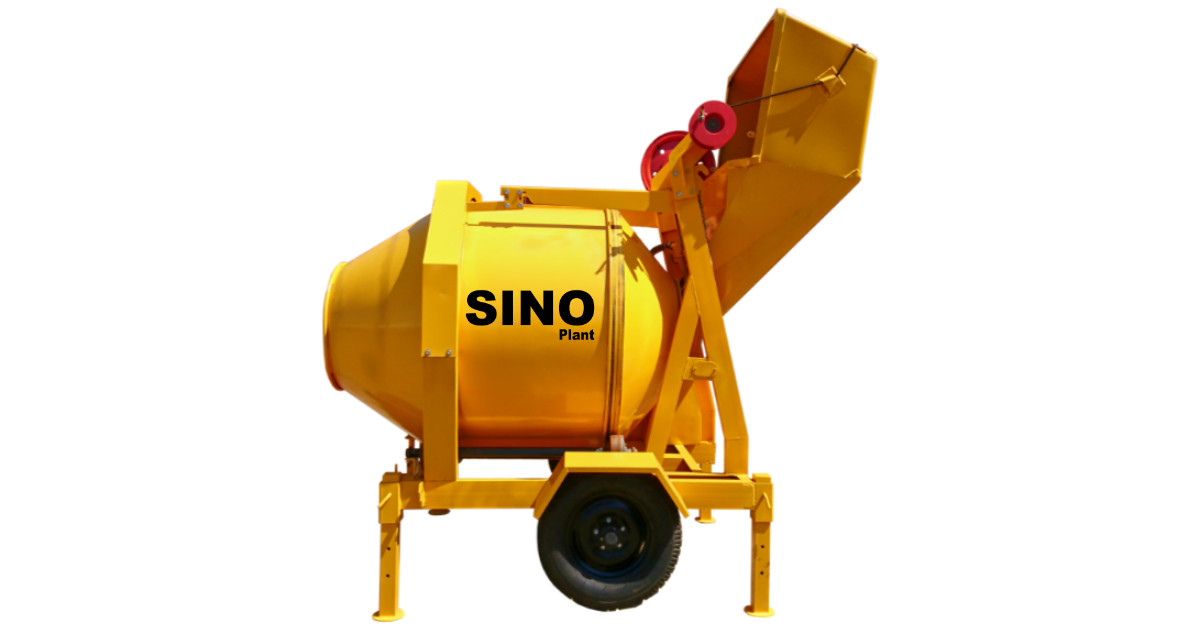 Concrete Mixer 560kg Diesel with Cable Lift