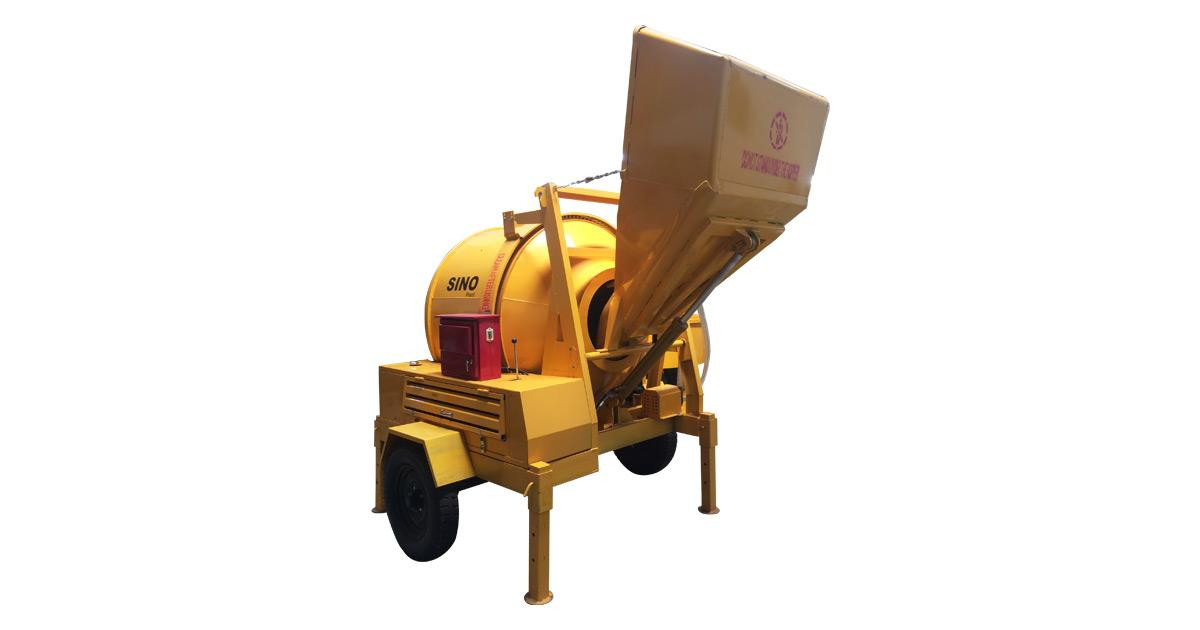 Concrete Mixer 800kg Electric 380V with Hydraulic Lift