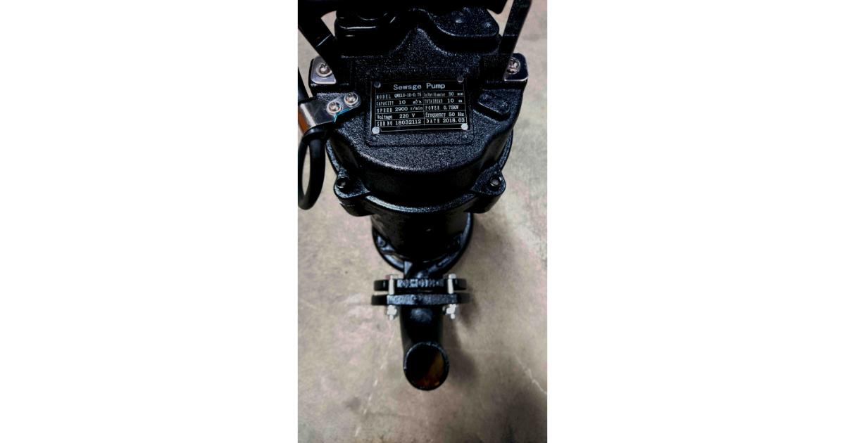 Submersible Dirty Water Pump 220V Macerator 0.75kW