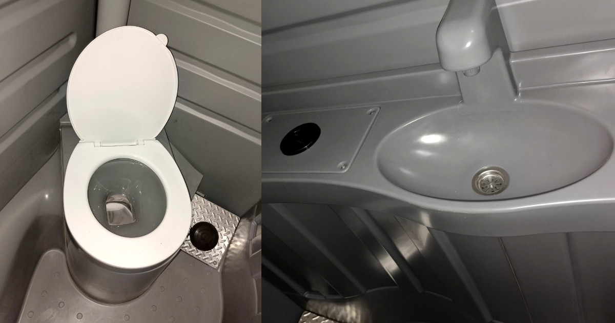 Single Toilet Room Plastic Shell