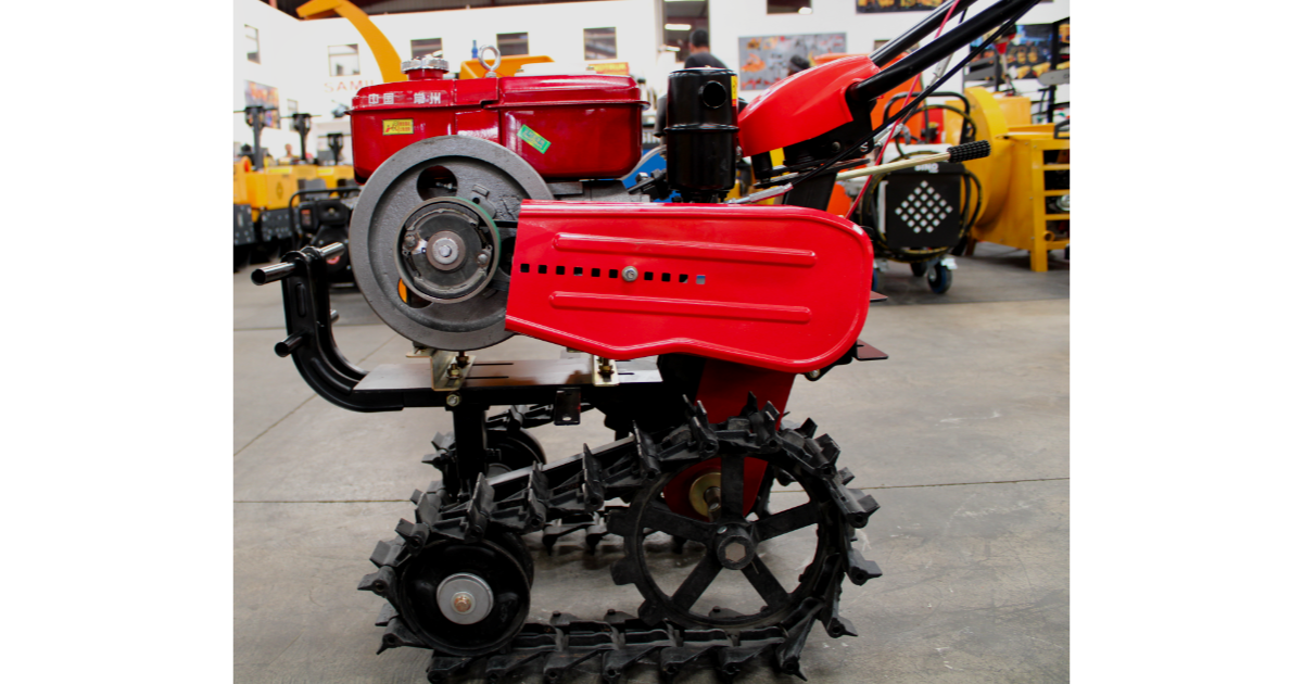 Walk Behind Plow Dual Track Diesel