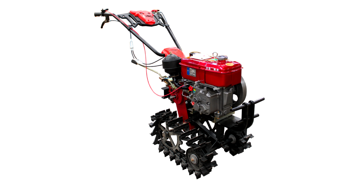 Walk Behind Plow Dual Track Diesel