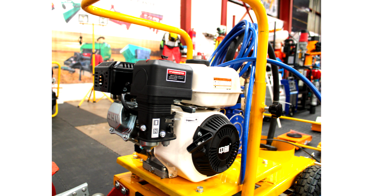 Road Marking Cold Spray Petrol Ride On